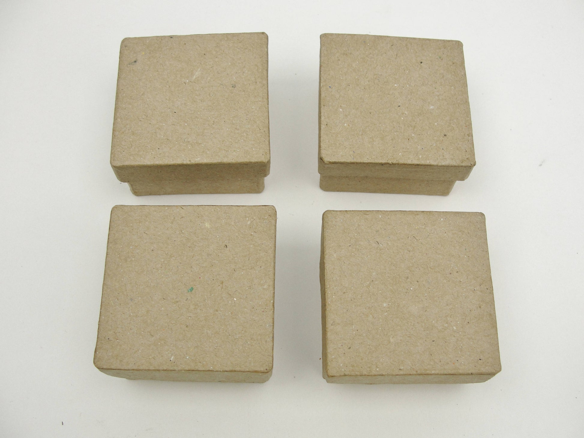Micro gift boxes set of 4, choose your shape - Paper Mache - Craft Supply House