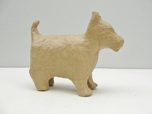 Small paper mache dog - Paper Mache - Craft Supply House