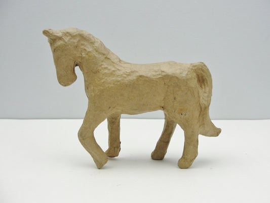 Small paper mache horse - Paper Mache - Craft Supply House