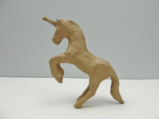 Small paper mache unicorn - Paper Mache - Craft Supply House