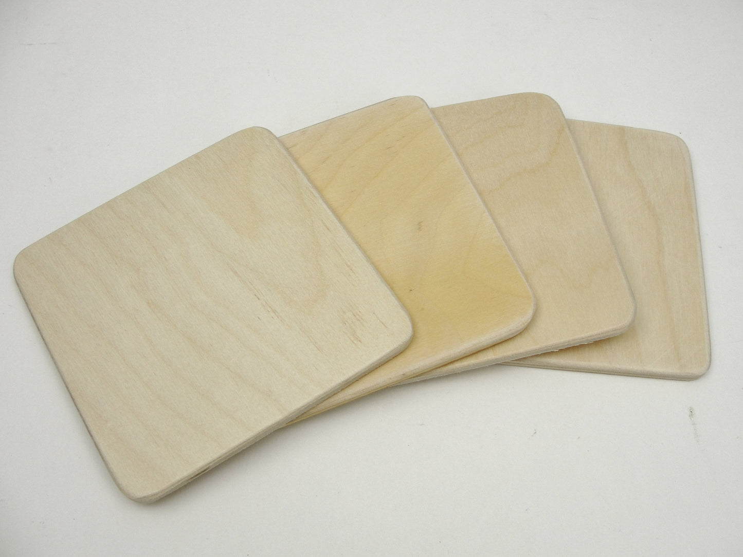 Wood square coaster blank - Wood parts - Craft Supply House