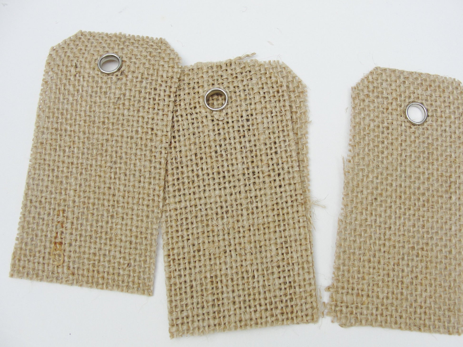 Burlap tags 3 1/2" x 1 3/4" package of 15 - General Crafts - Craft Supply House