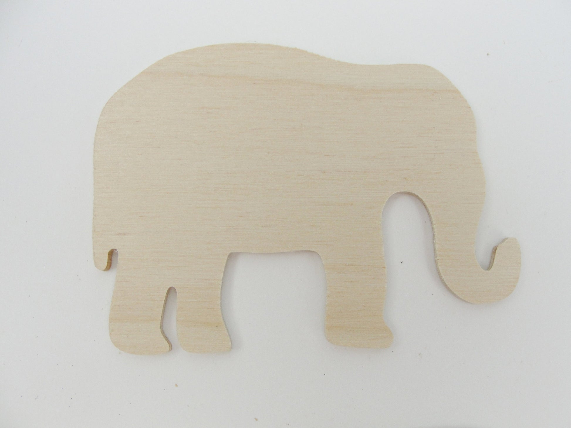 Elephant cutouts set of 4 - Wood parts - Craft Supply House
