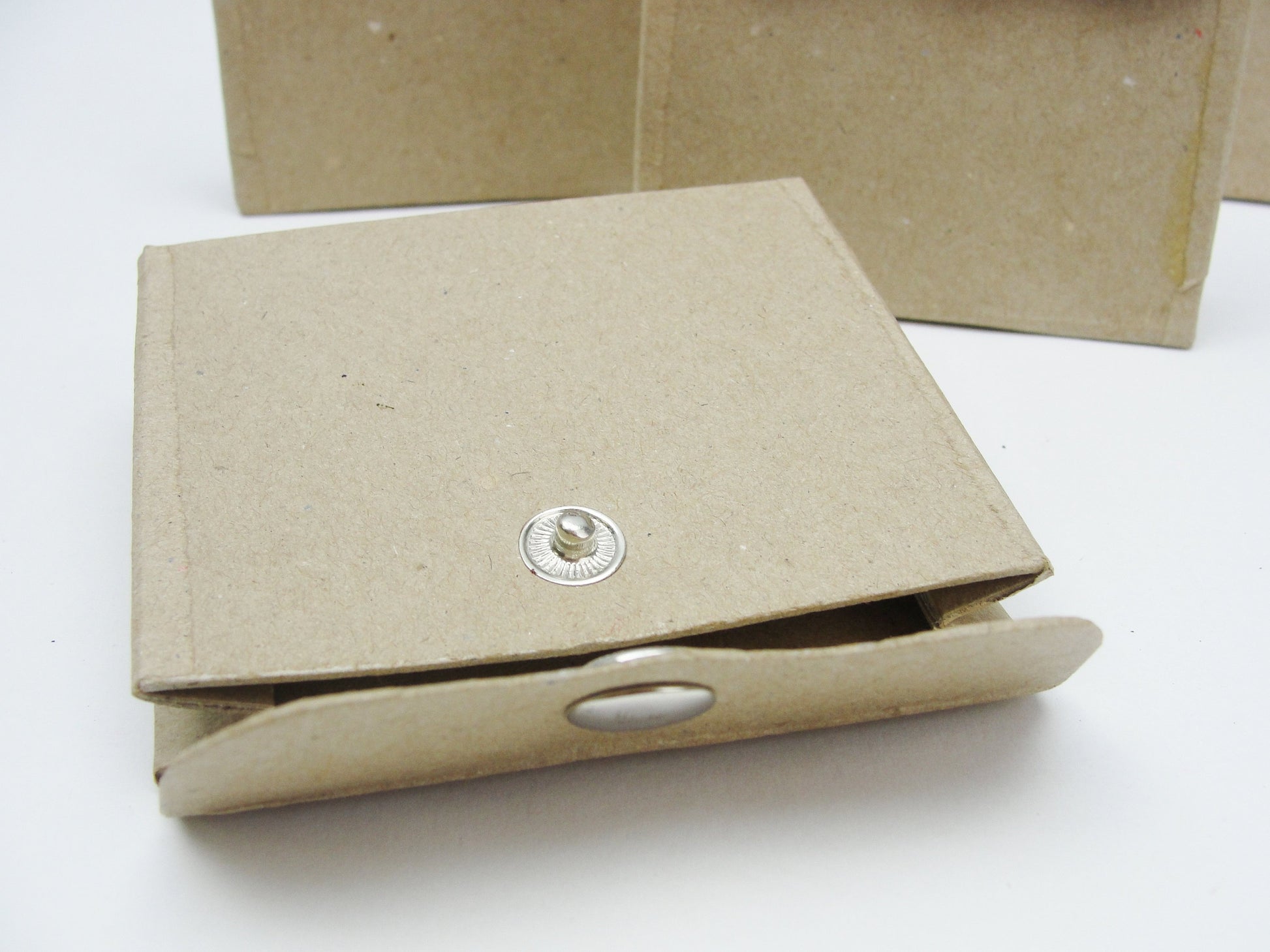 Paper mache snap closure favor box set of 4 - Paper Mache - Craft Supply House