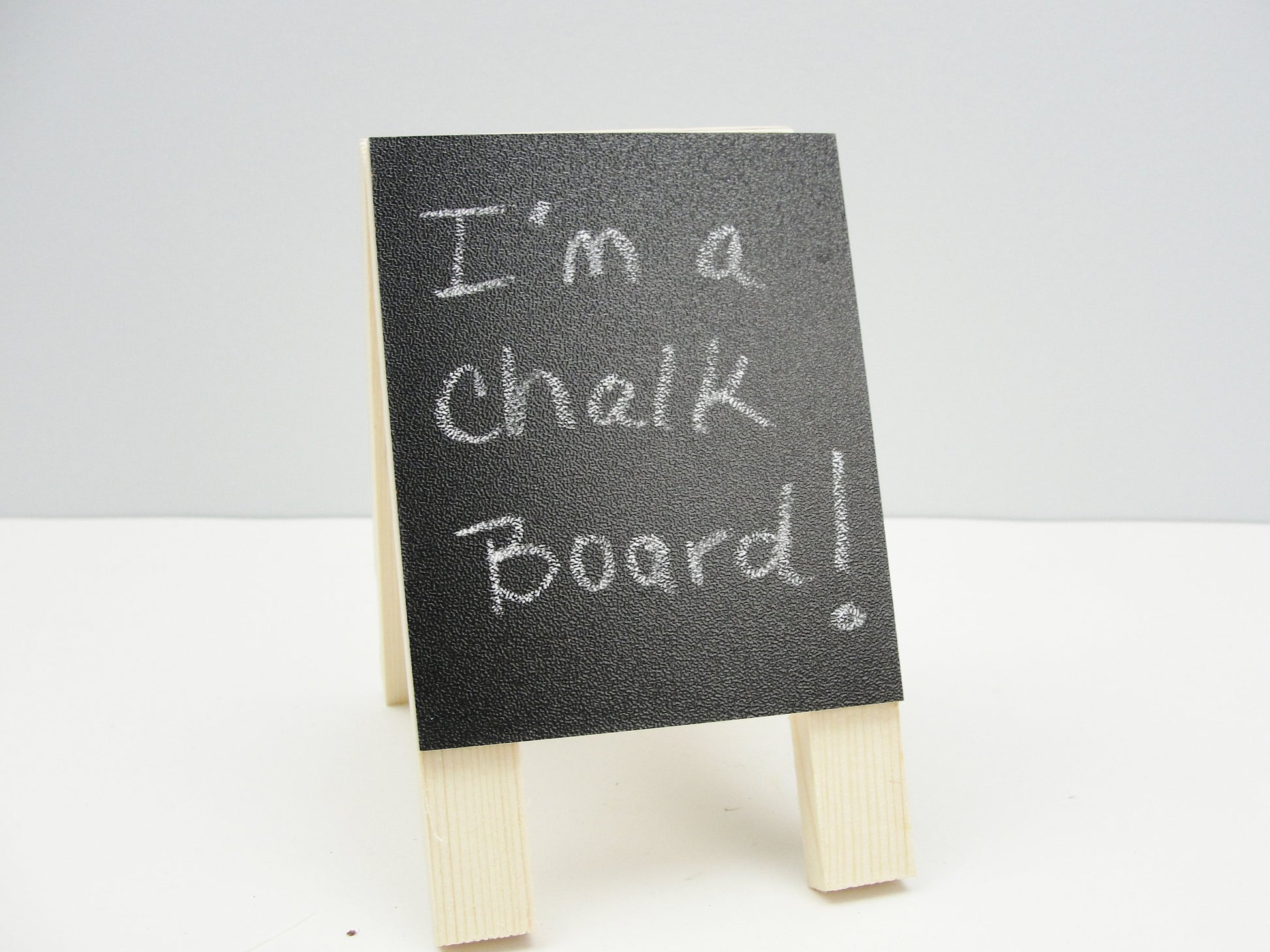 Miniature wood chalkboard easel - General Crafts - Craft Supply House