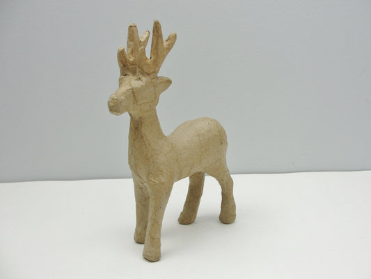 Small paper mache reindeer