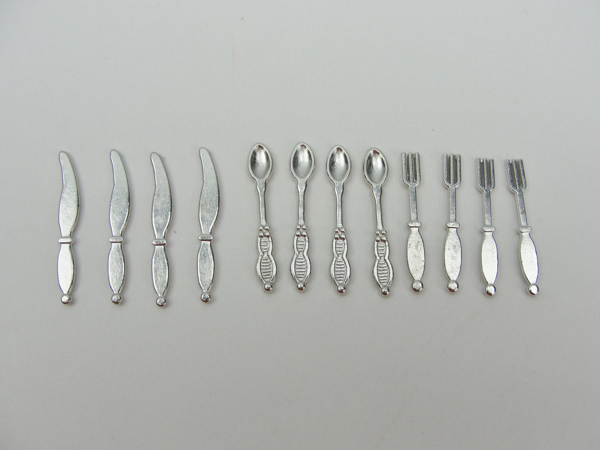 Dollhouse miniature silverware eating utensils - Miniatures - Craft Supply House