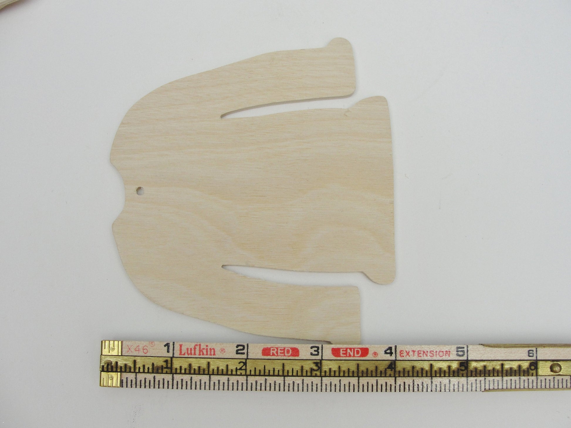 Ugly Christmas sweater ornament cutout set of 4 - Wood parts - Craft Supply House