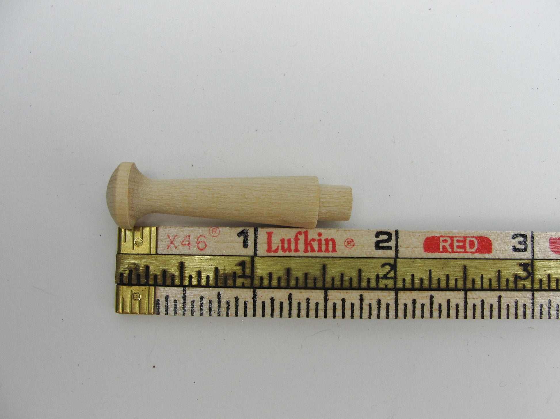 Small shaker pegs 1 3/4" birch set of 6 - Wood parts - Craft Supply House