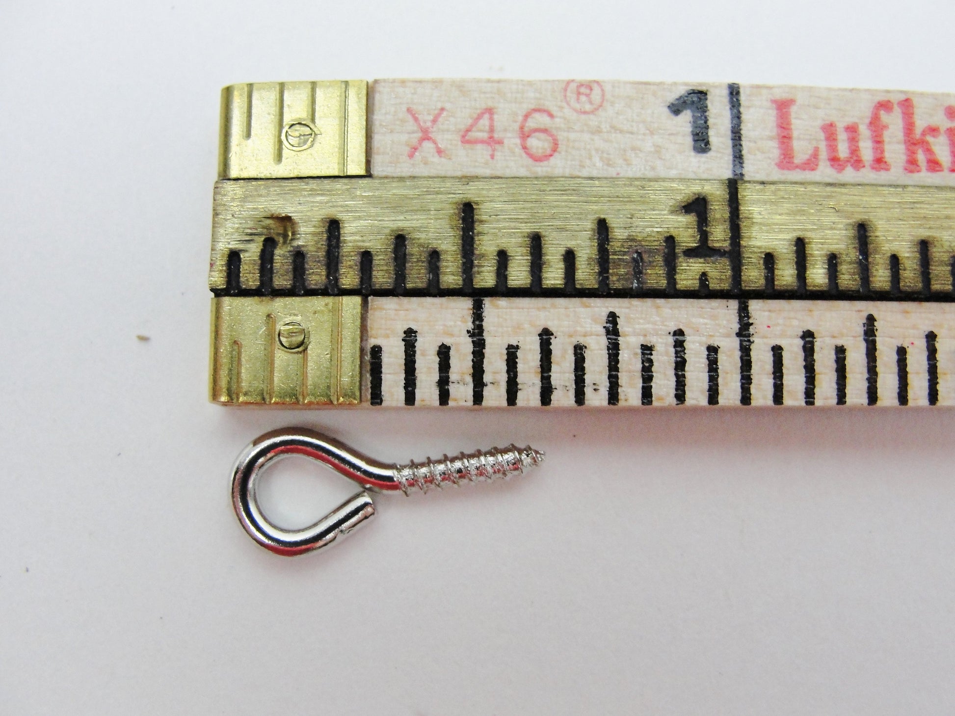 7mm (5/8") silver screw eyes - General Crafts - Craft Supply House