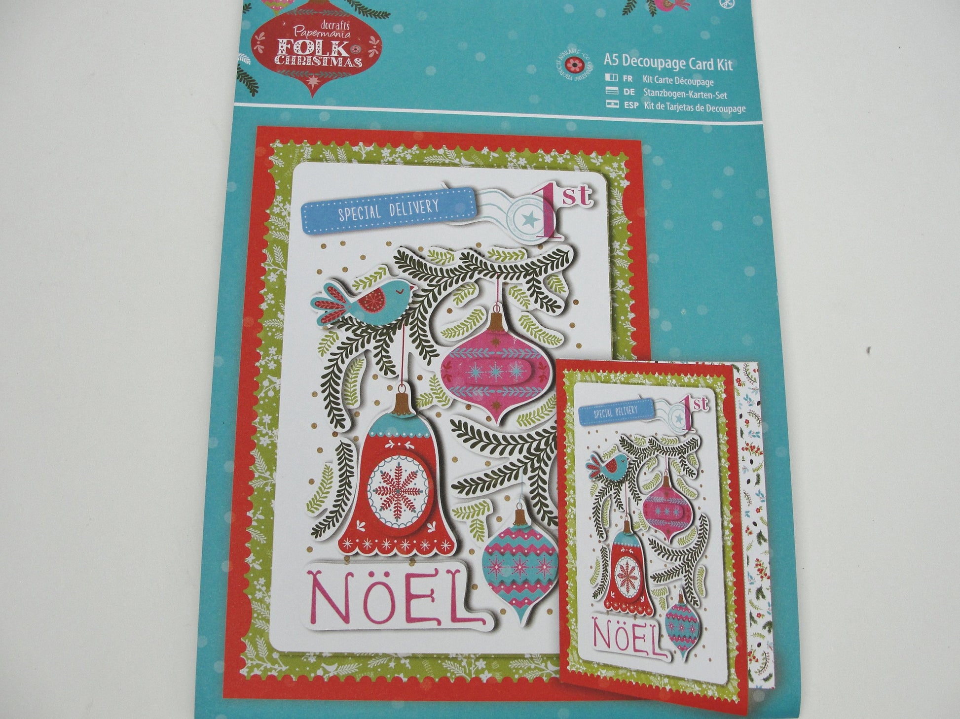 Christmas Noel card making kit -  - Craft Supply House