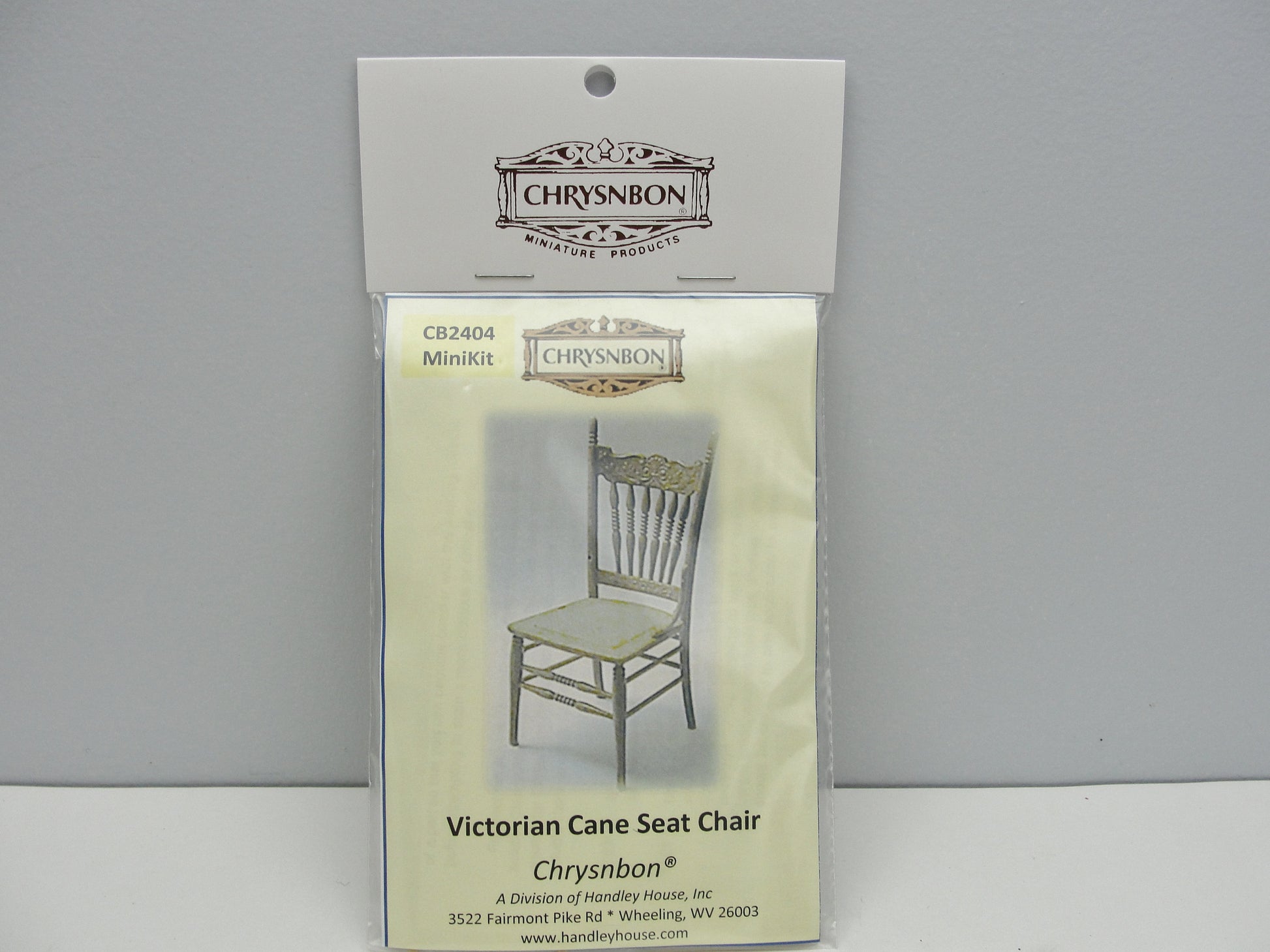Miniature Victorian Cane Seat chair kit dollhouse furniture - Miniatures - Craft Supply House