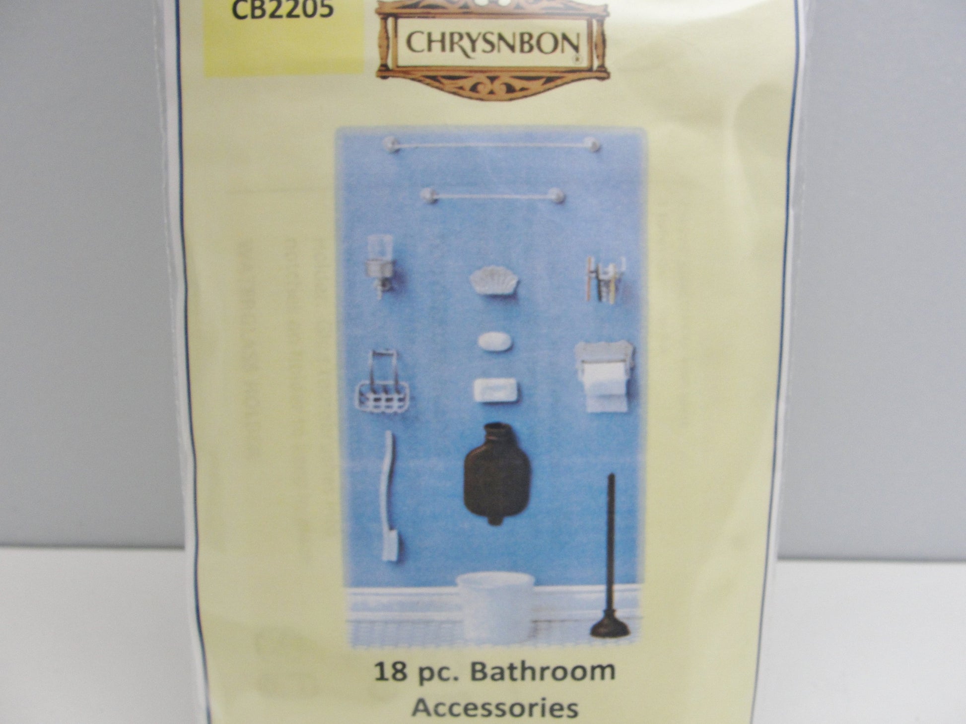 Miniature dollhouse bathroom accessories kit - Miniatures - Craft Supply House