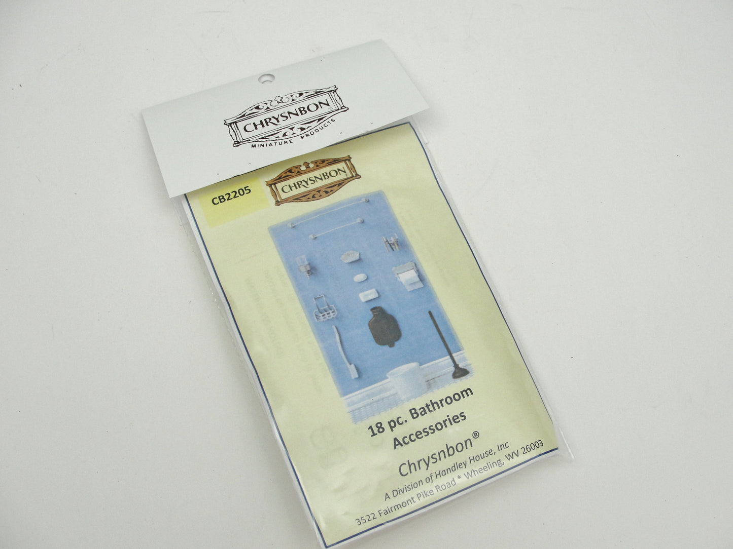 Miniature dollhouse bathroom accessories kit - Miniatures - Craft Supply House