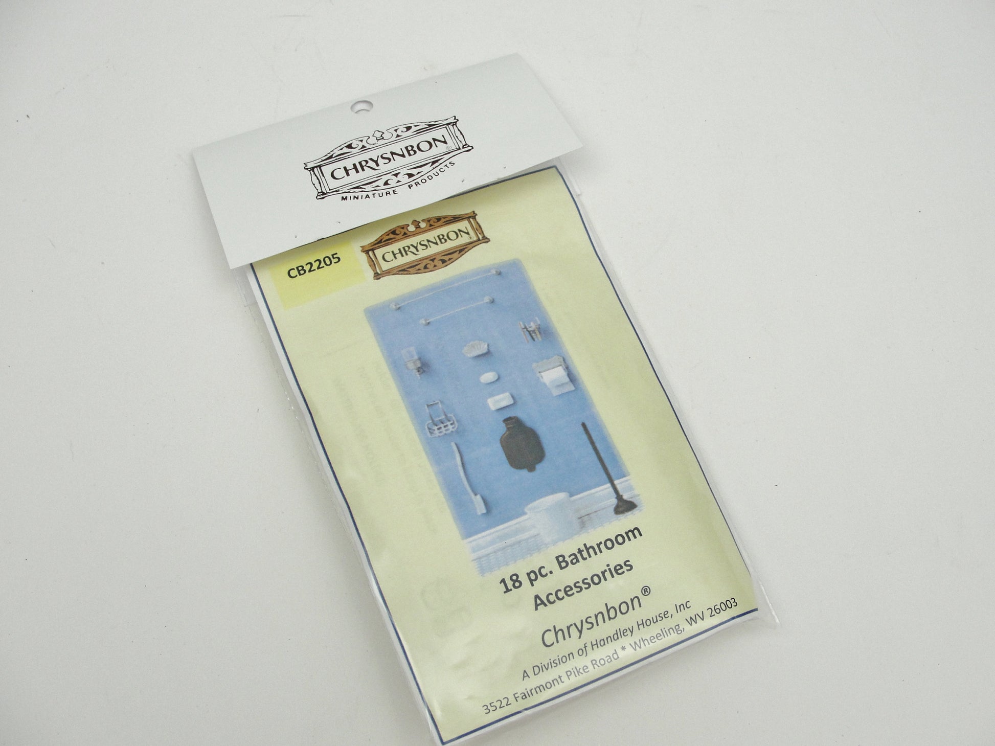 Miniature dollhouse bathroom accessories kit - Miniatures - Craft Supply House