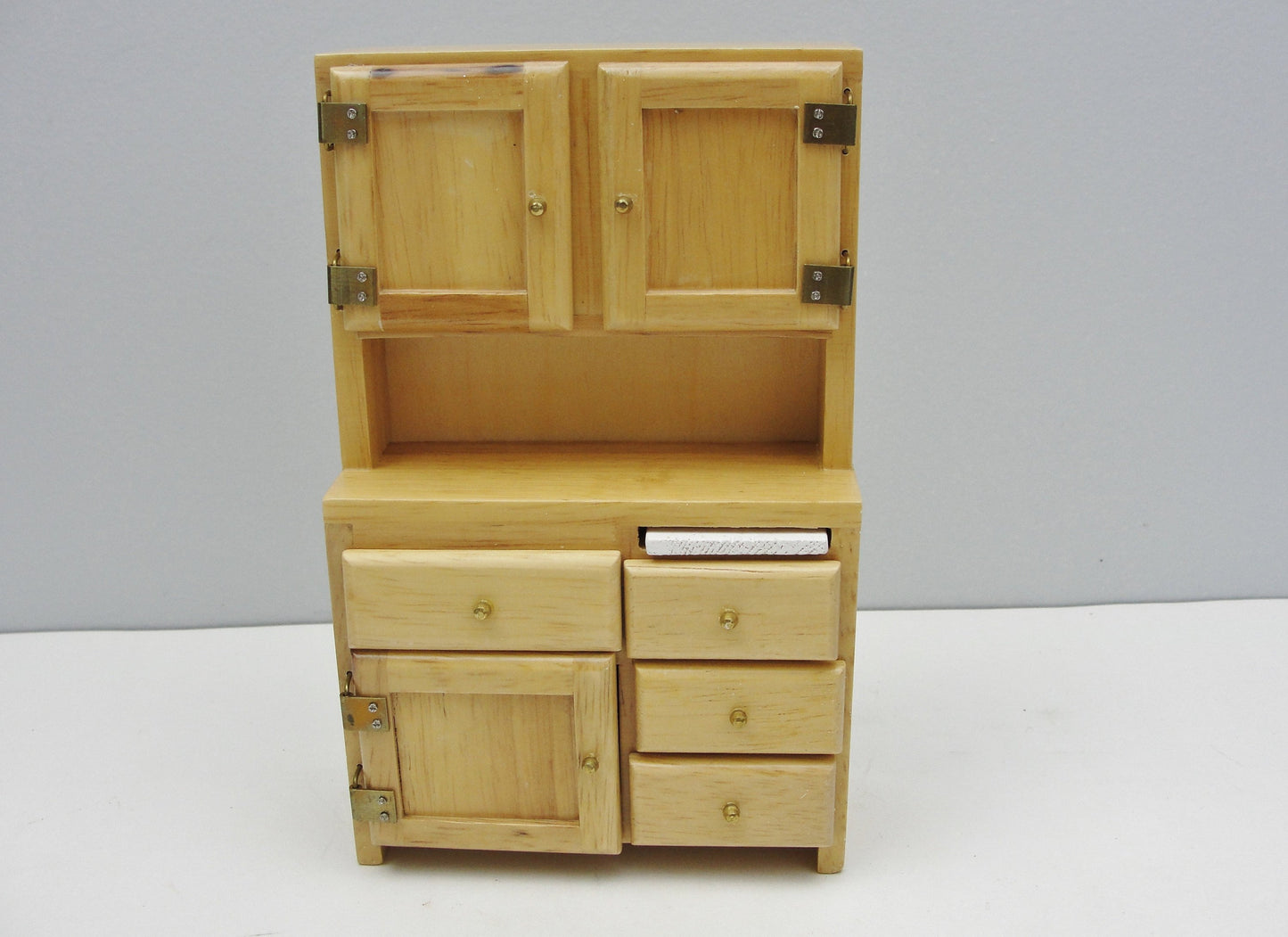 Dollhouse furniture miniature kitchen hutch or hoosier - Miniatures - Craft Supply House