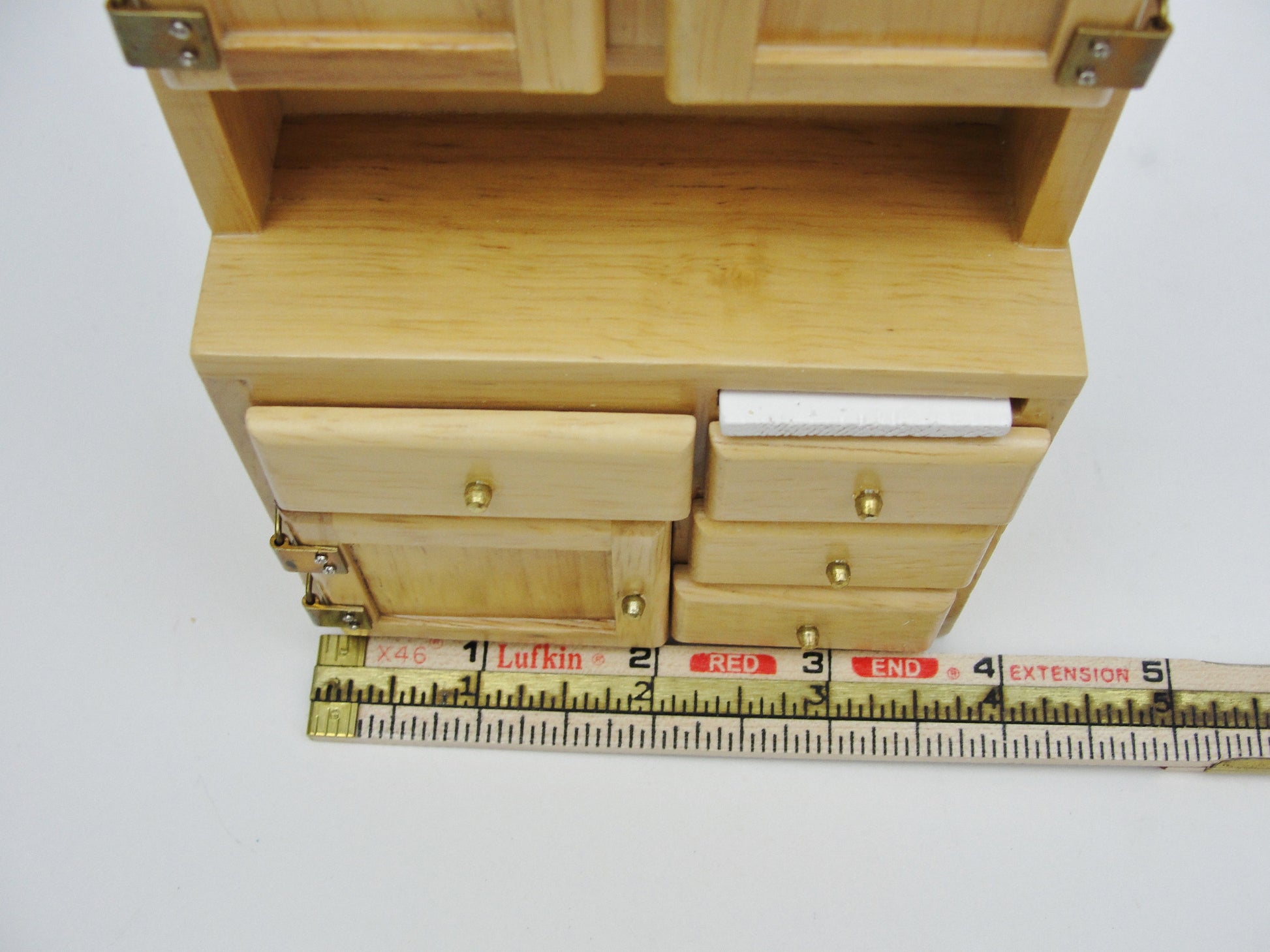 Dollhouse furniture miniature kitchen hutch or hoosier - Miniatures - Craft Supply House
