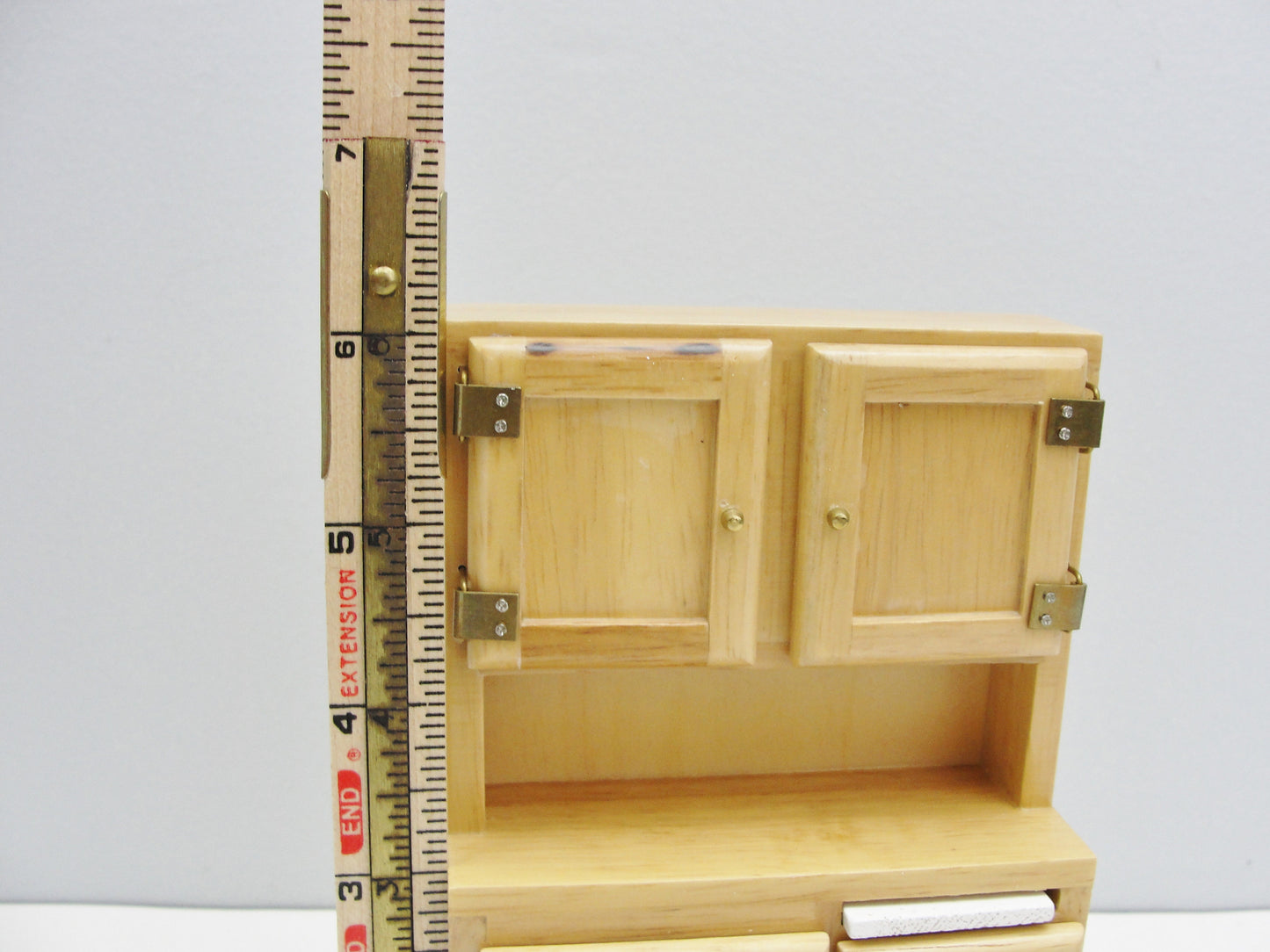Dollhouse furniture miniature kitchen hutch or hoosier - Miniatures - Craft Supply House