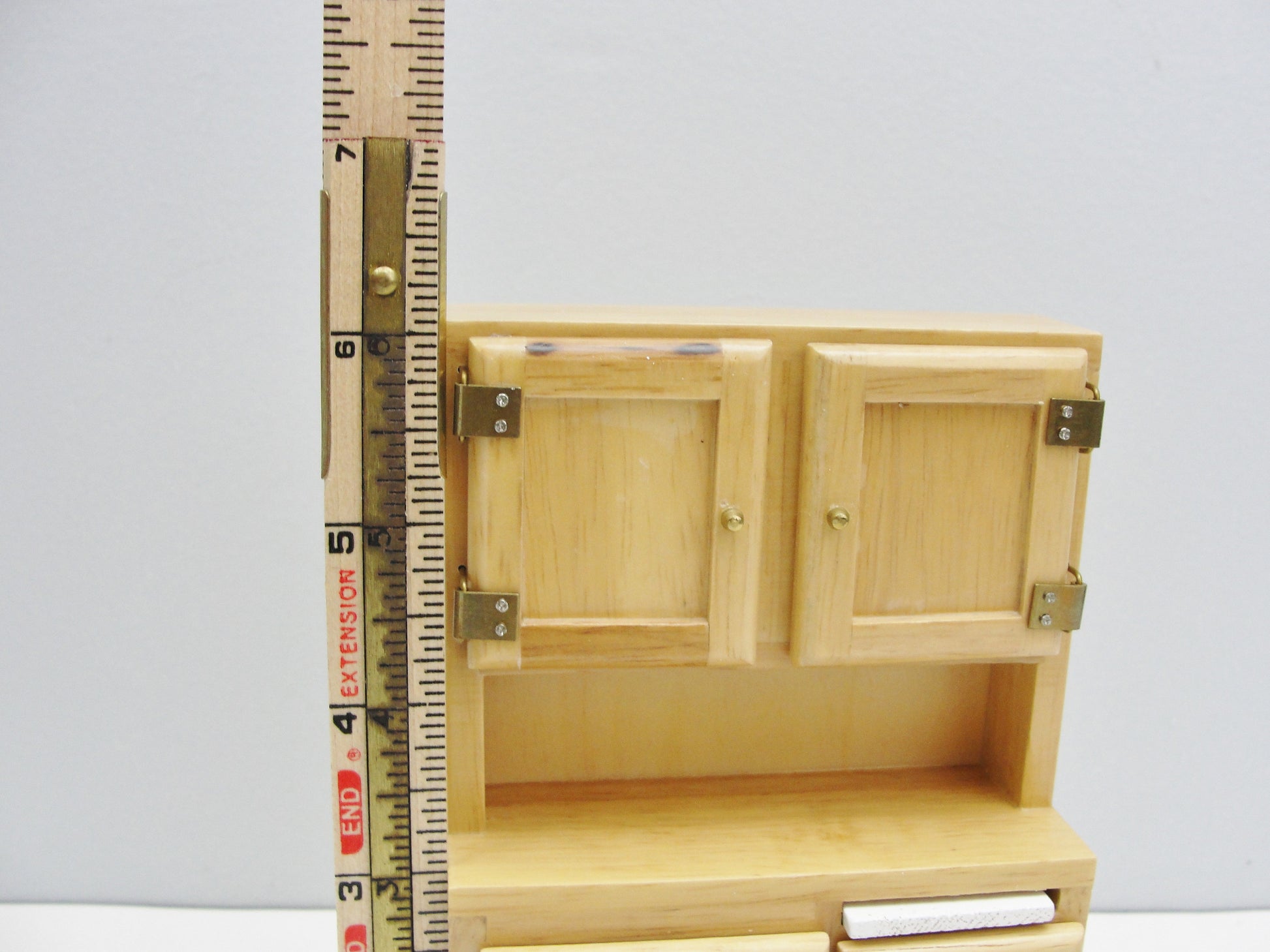 Dollhouse furniture miniature kitchen hutch or hoosier - Miniatures - Craft Supply House