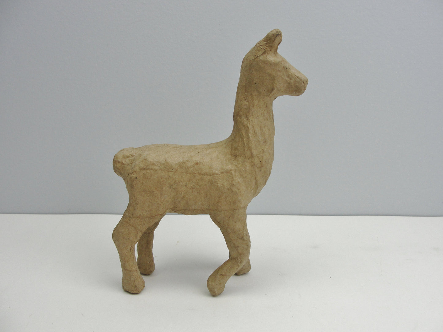 Small paper mache llama
