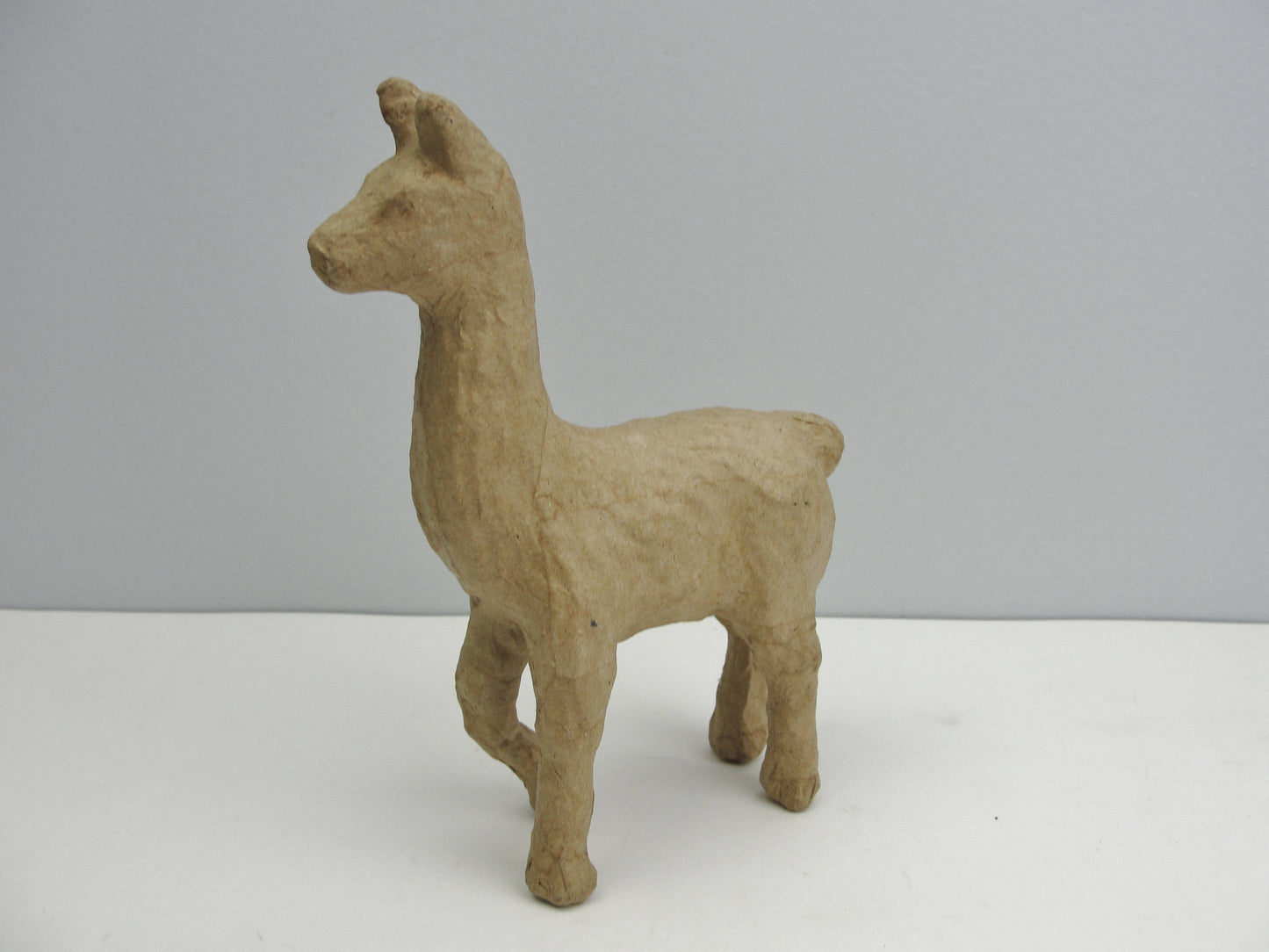 Small paper mache llama