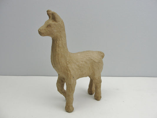 Small paper mache llama