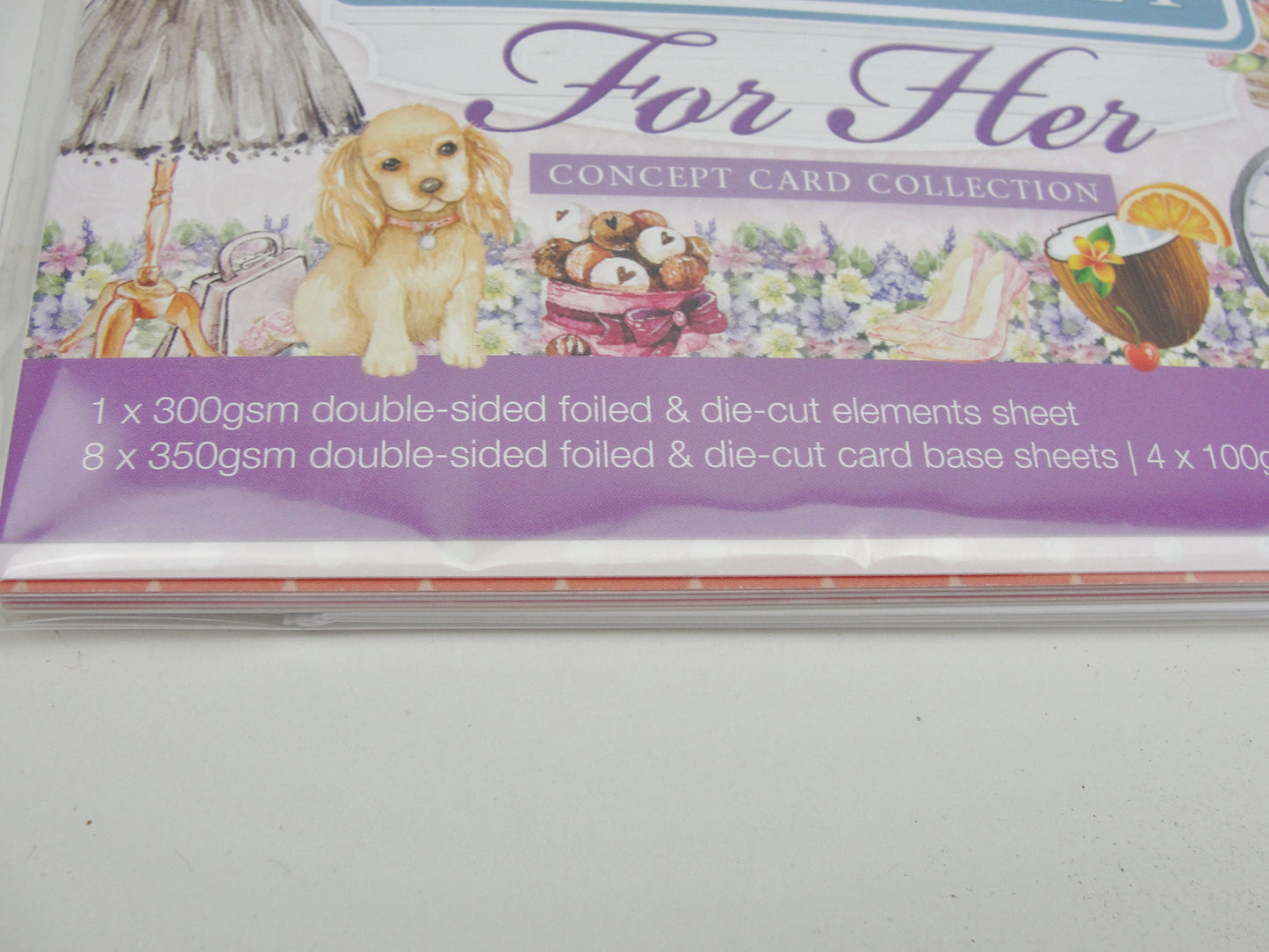 Hunkydory Highstreet for Her card making kit makes 8 cards - Mixed Media Art Supplies - Craft Supply House