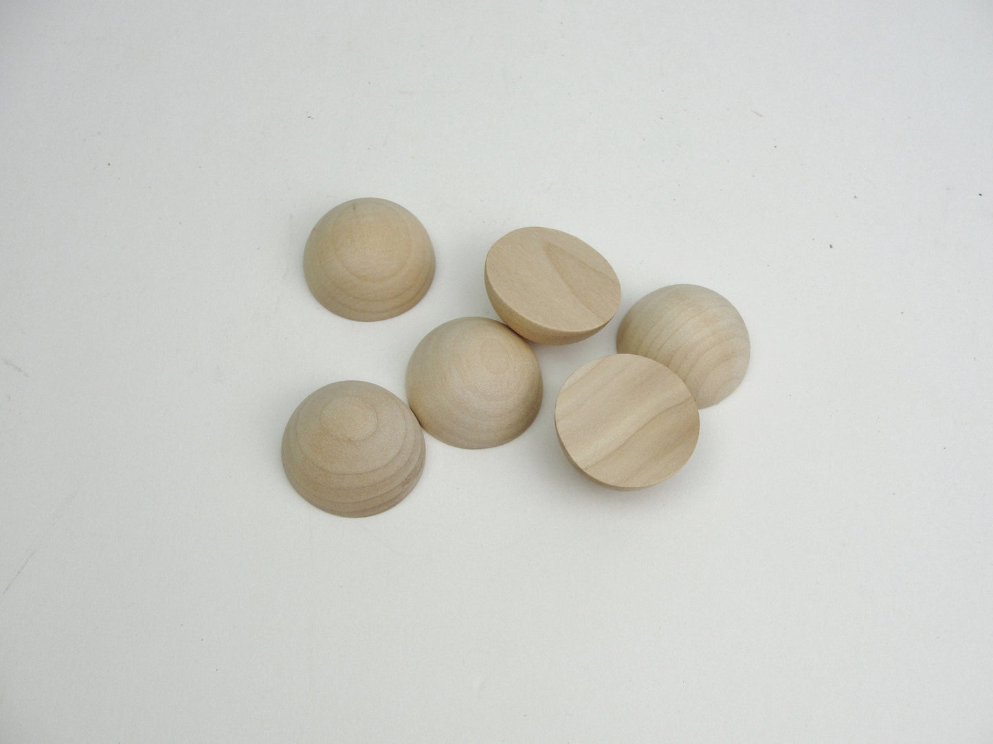 Split wooden ball 1 1/4" set of 6