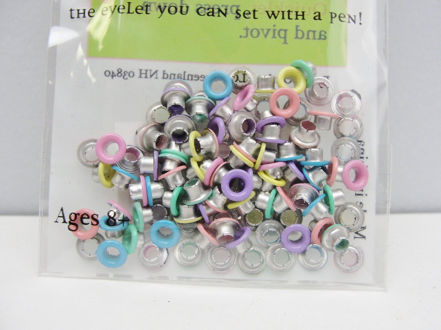 1/8"  Quicklets Eyelets (no special tools required) choose your color