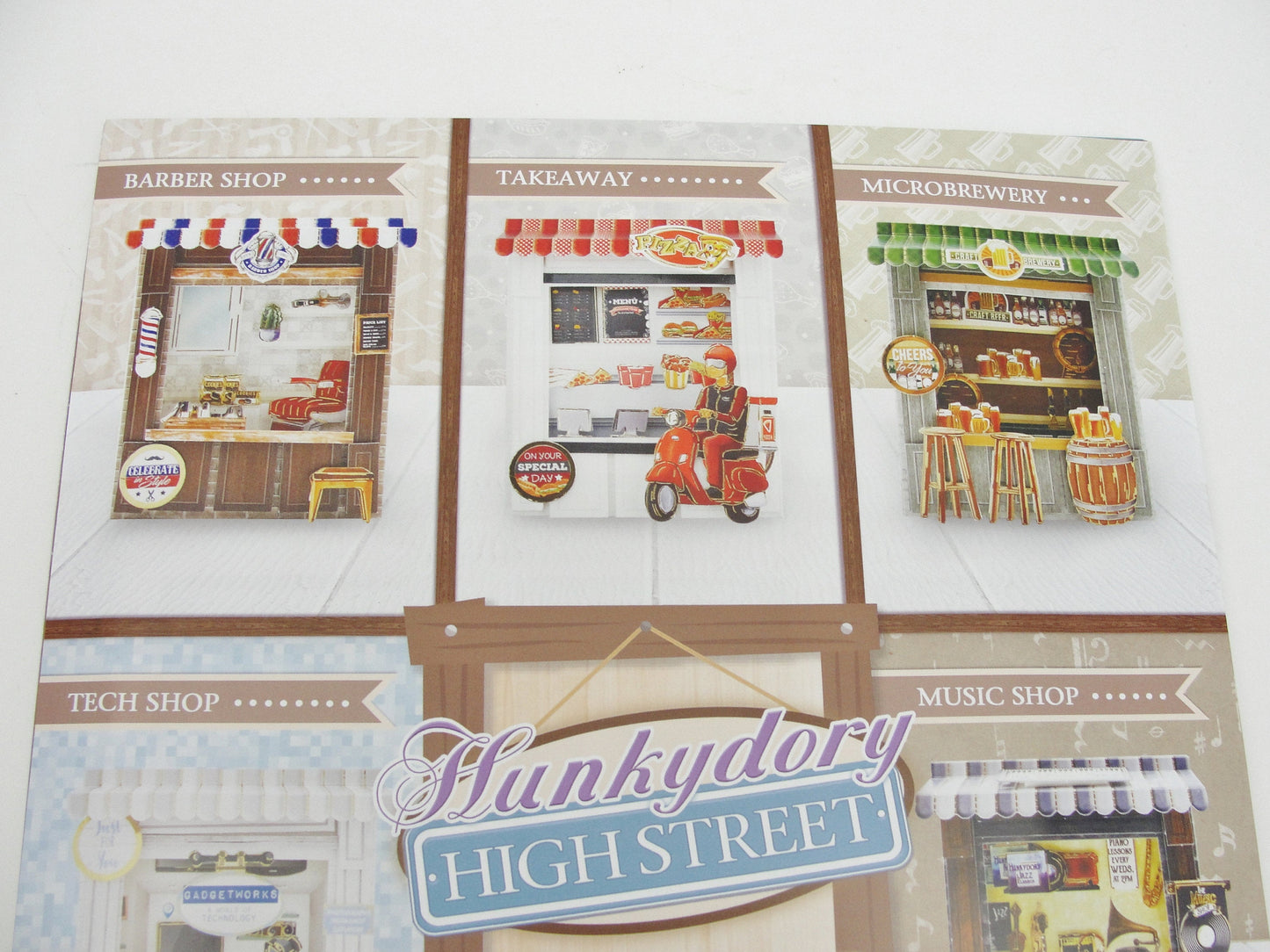 Hunkydory Highstreet for Him card making kit makes 8 cards - Mixed Media Art Supplies - Craft Supply House