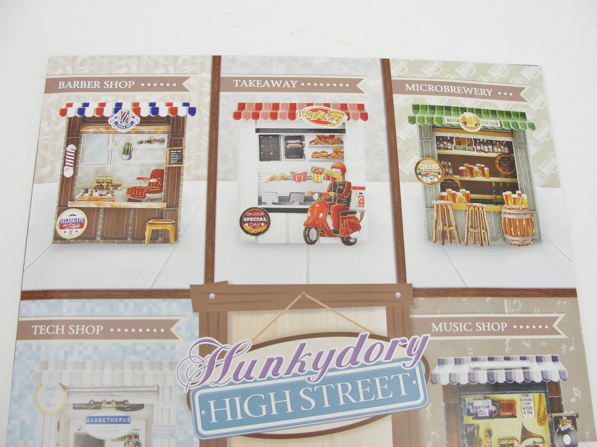 Hunkydory Highstreet for Him card making kit makes 8 cards - Mixed Media Art Supplies - Craft Supply House