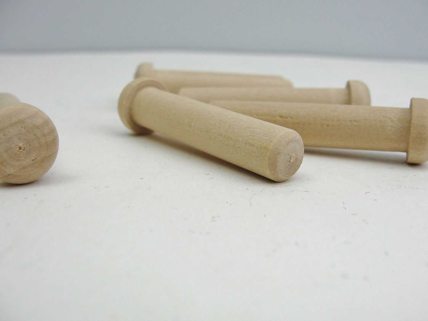 Large wooden peg 1 13/16", toy axle, unfinished DIY set of 6 – Craft ...
