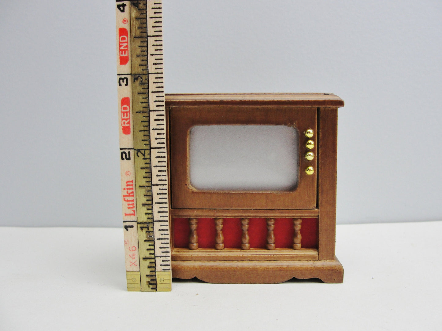 1950s style television dollhouse miniature furniture choose style