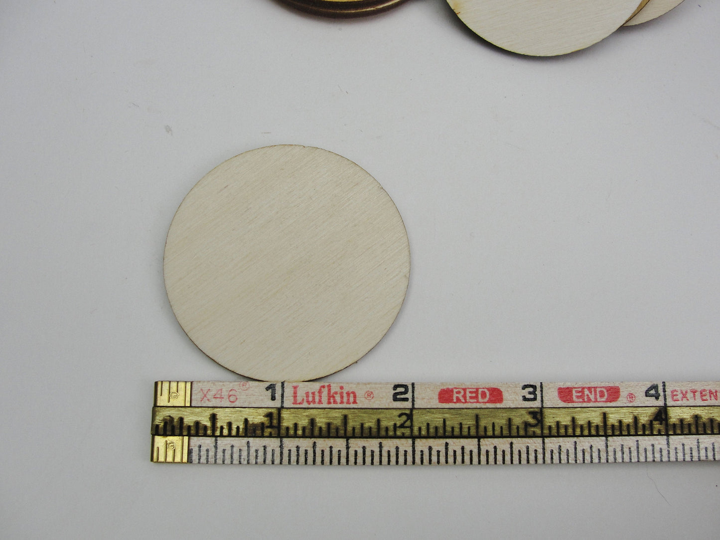 Wooden 2" Circles, 2 inch wood disc,  2" x 1/8" wood disk unfinished DIY