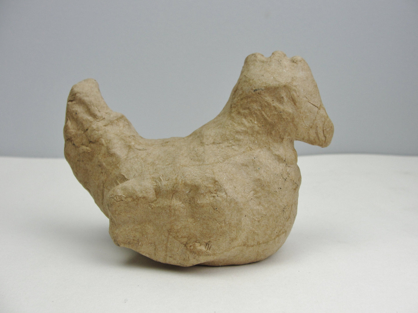 Small paper mache chicken hen