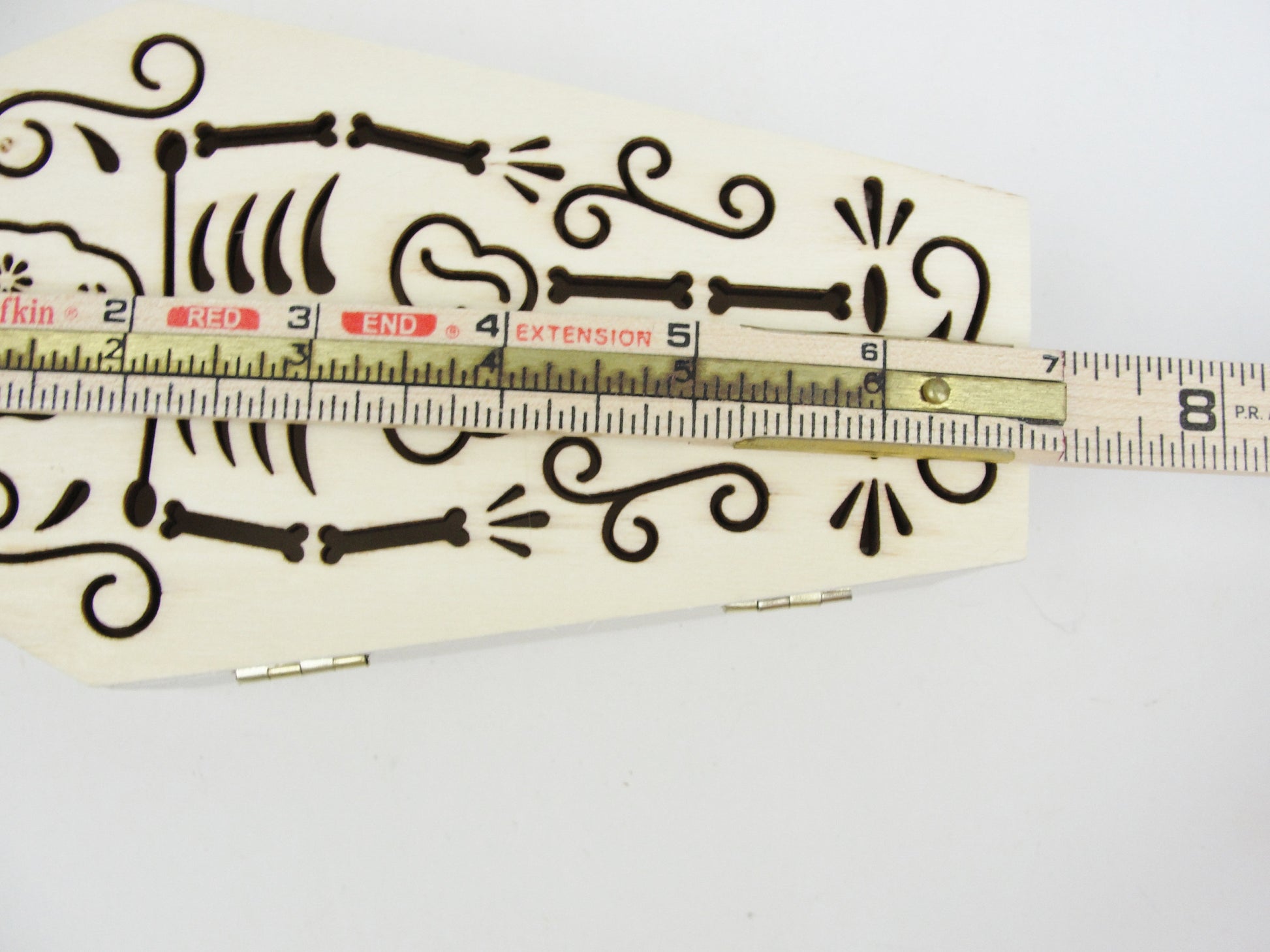 Metal Stencil Ruler Bookmark