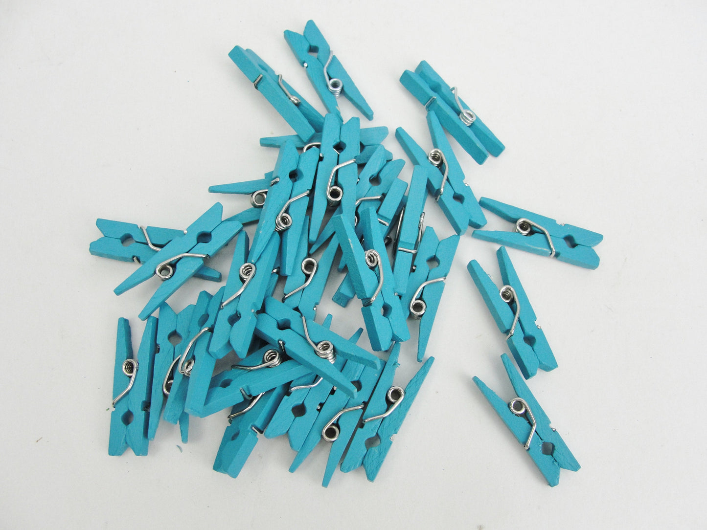 Tiny clothespins, 1" miniature clothespins choose your color