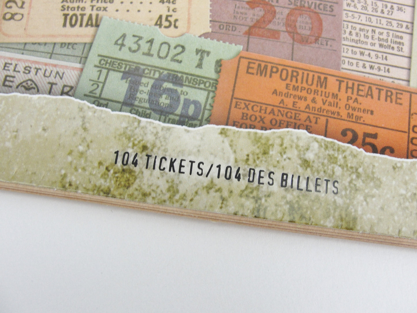 Tim Holtz Idea-ology Ticket Book TH94036