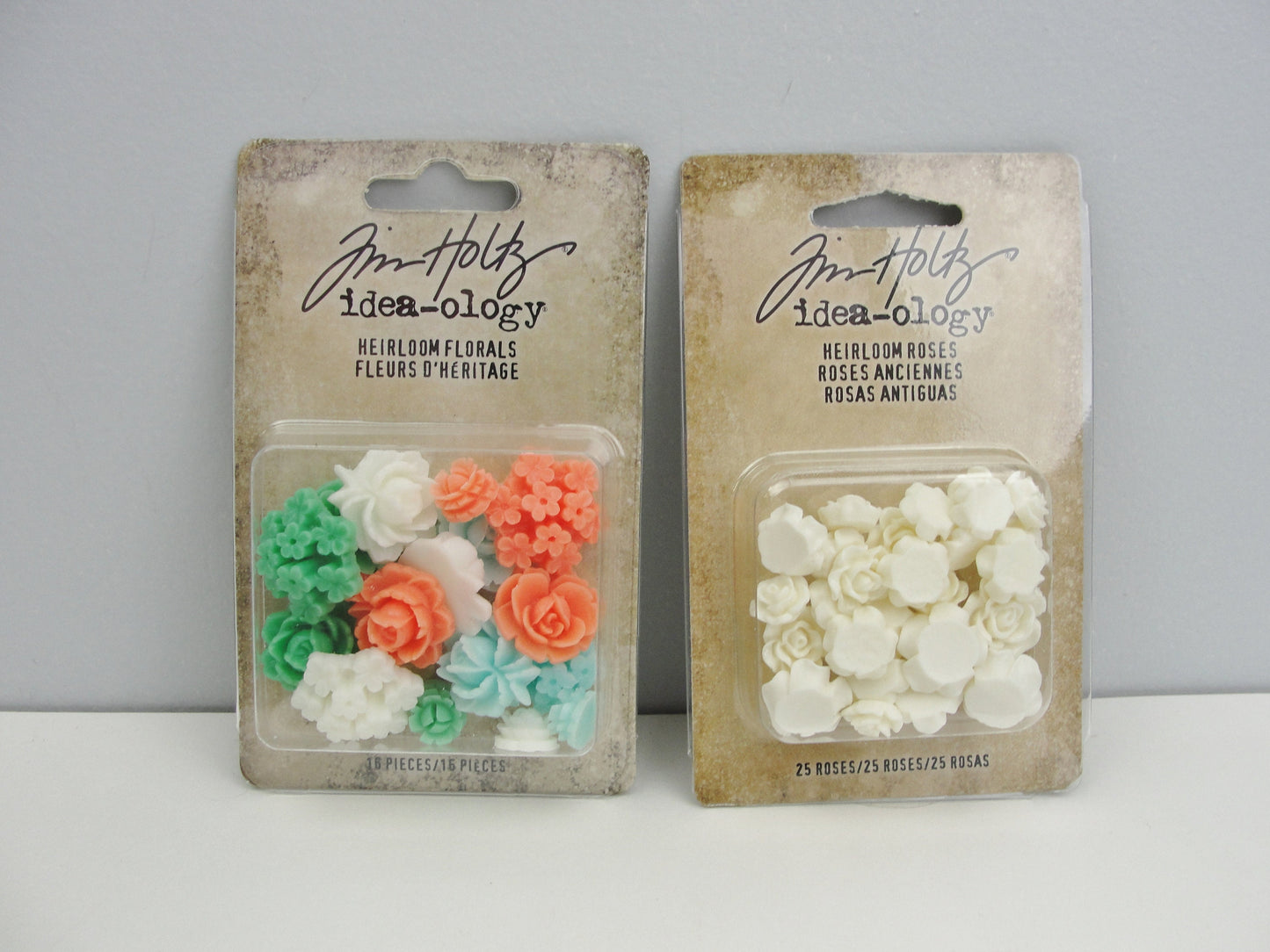 Tim Holtz Idea-ology heirloom roses or florals TH93210 TH94040
