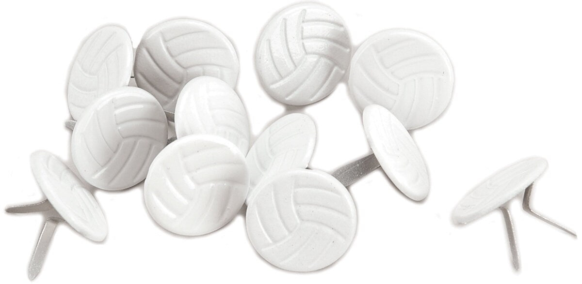 Sports brads paper fasteners football, baseball, soccer, volleyball, softball, basketball