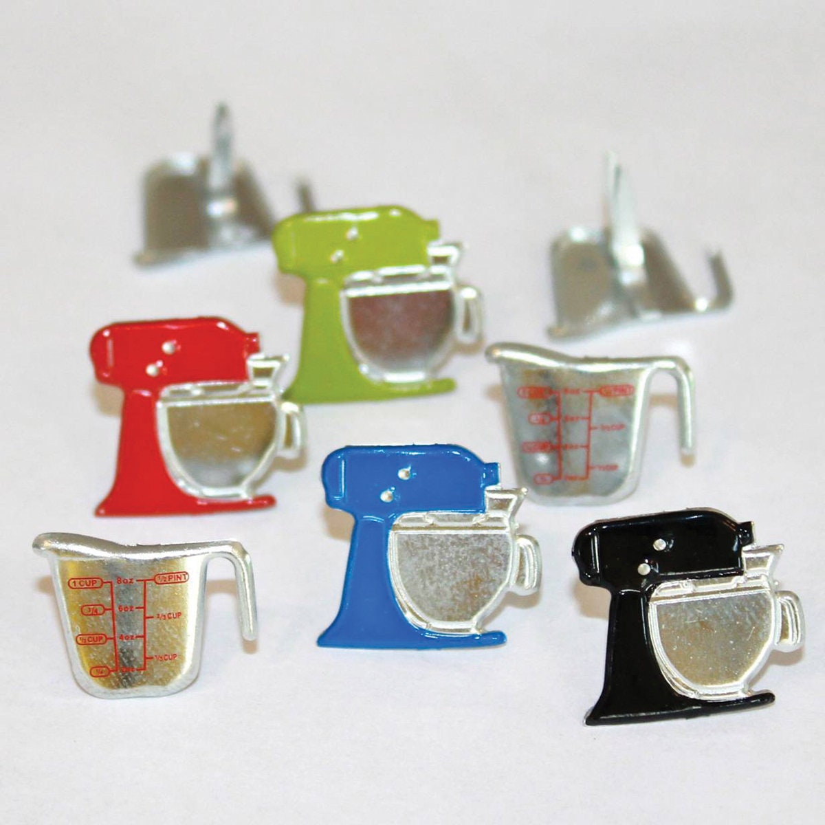 Baking and kitchen brads paper fasteners mixers, cooking, tea cups, cupcakes, baking