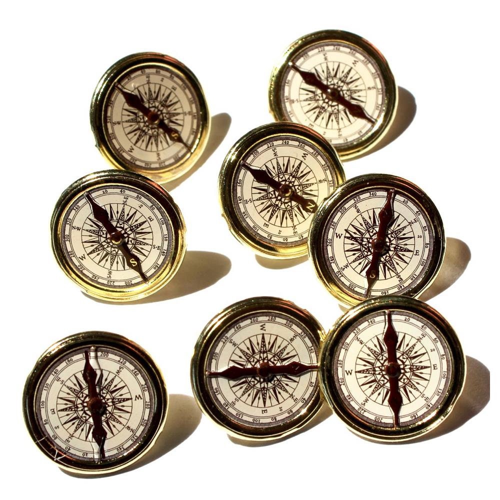 Steampunk theme brads paper fasteners choose pocket watch, gears, eye glasses, compass, wizard