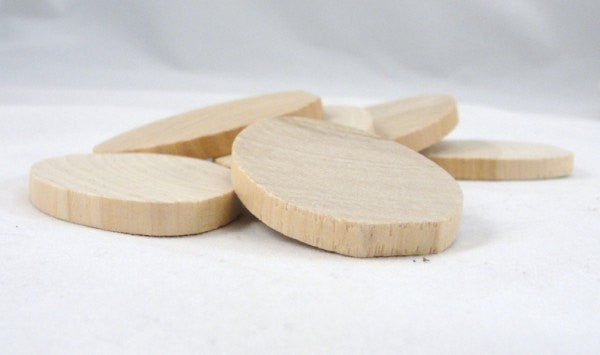 Wooden egg slices set of 6 - Wood parts - Craft Supply House