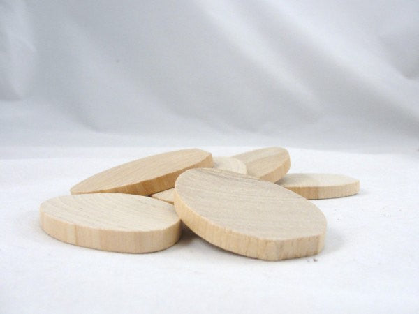 Wooden egg slices set of 6 - Wood parts - Craft Supply House