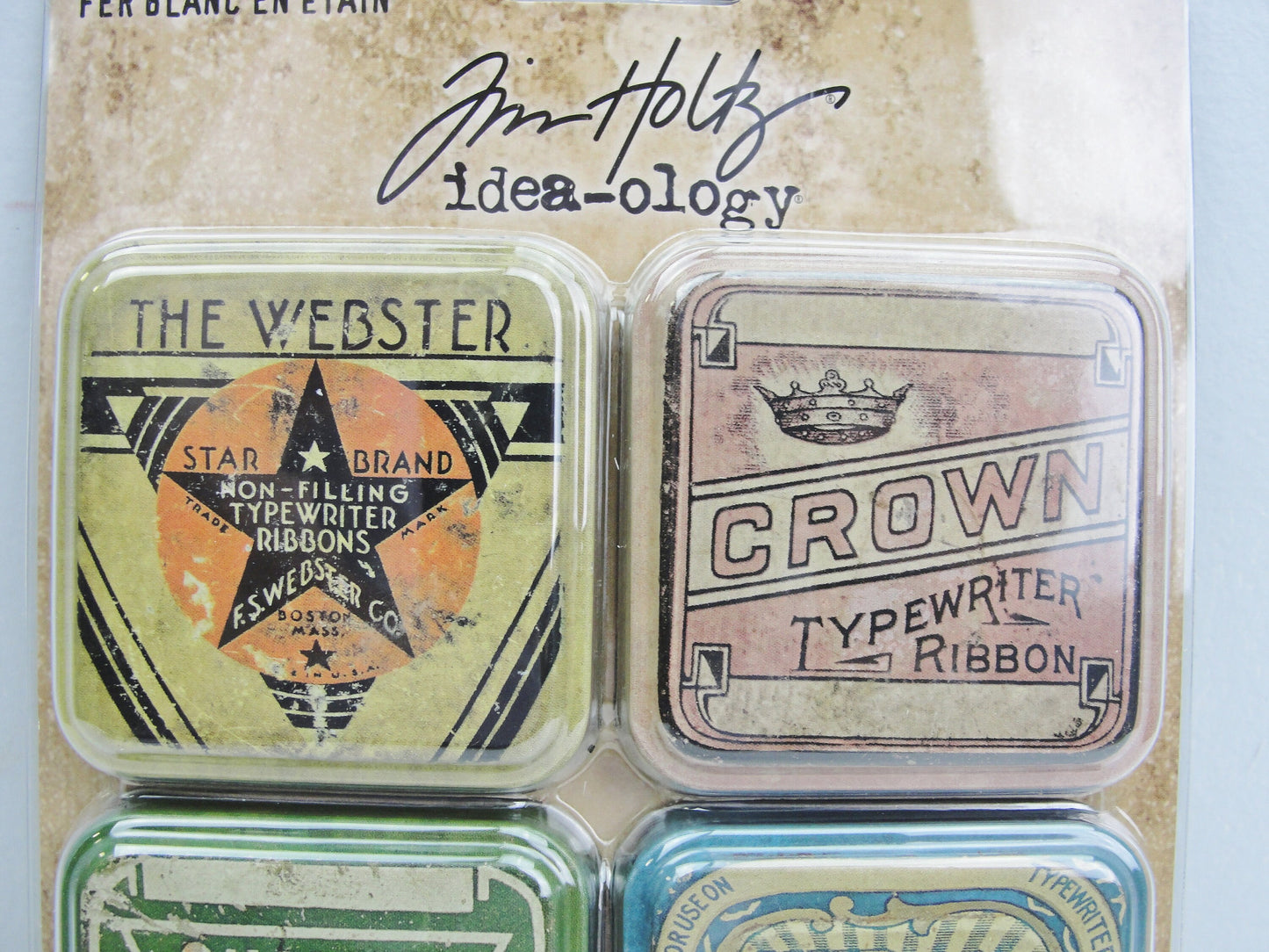 Tim Holtz Idea-ology Tin Tops TH94128