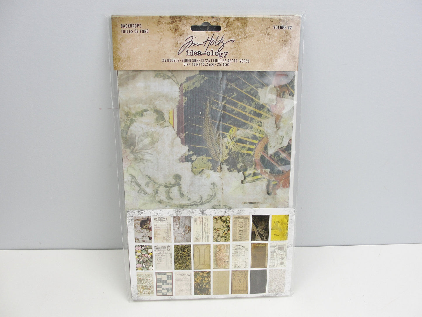 Tim Holtz Backdrops double sided cardstock