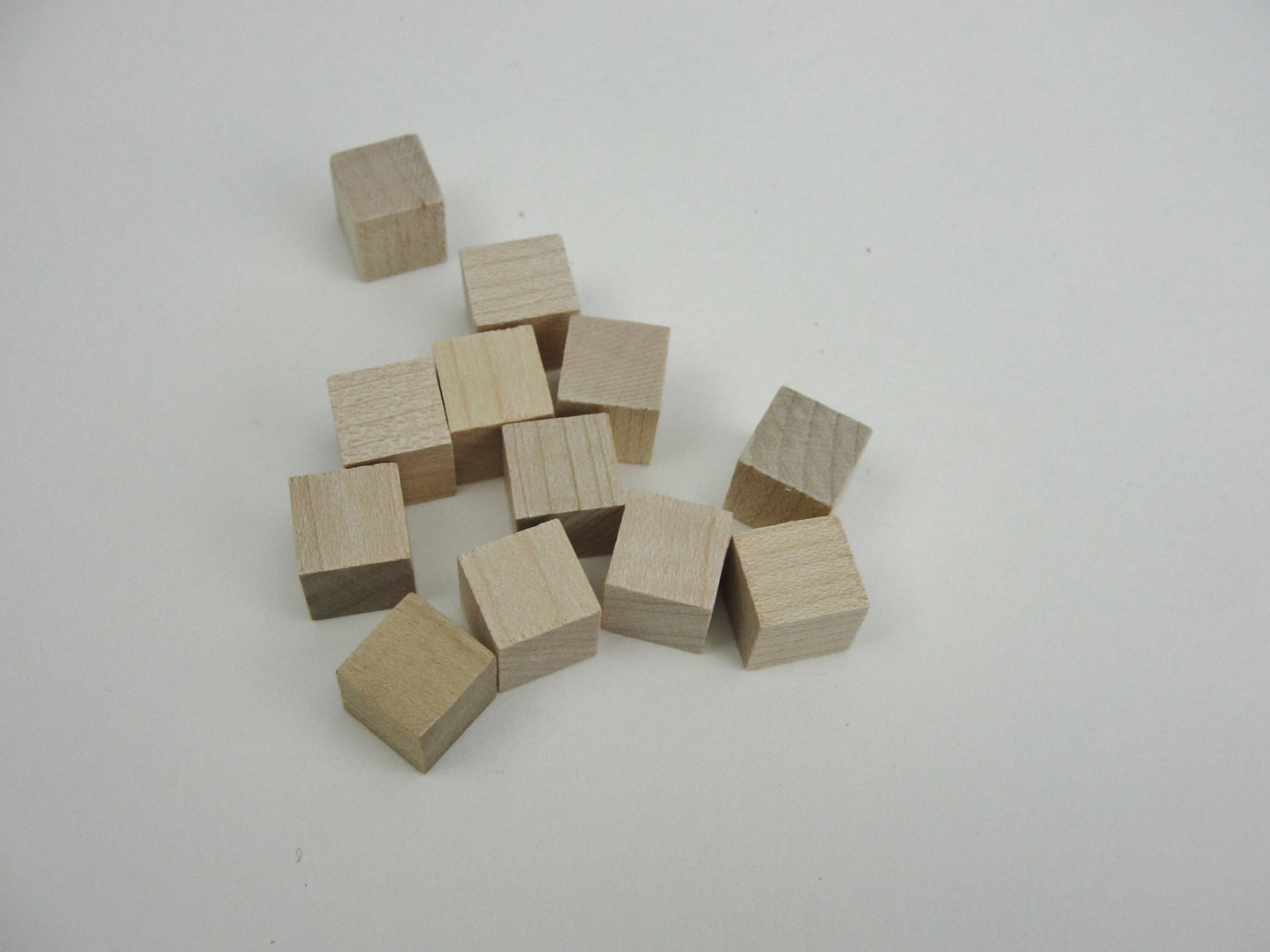 Wooden cube 3/8" set of 12