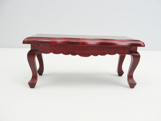 Dollhouse furniture miniature coffee table choose your color
