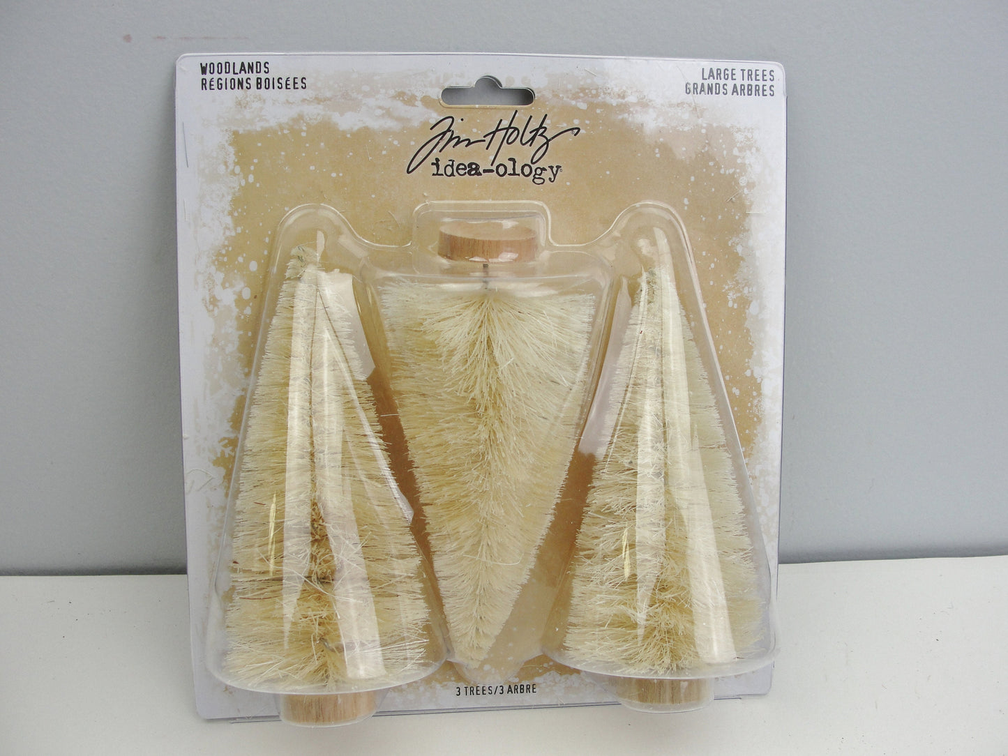 Tim Holtz 5" bottle brush trees set of 3 TH94212