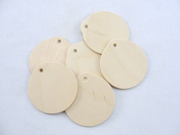 Wooden ornament or gift tag 2 3/8" wide and 1/8" thick set of 6 - Wood parts - Craft Supply House